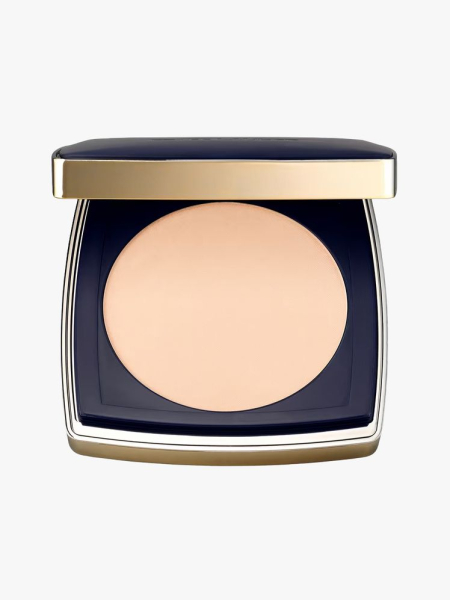 Estée Lauder Double Wear Stay-in-Place Matte Powder Foundation in branded component on a light gray background